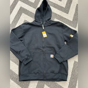 CARHARTT loose fit mid weight full zip sweatshirt